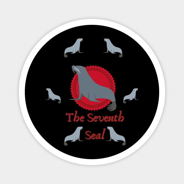 The Seventh Seal Magnet by Zippy's Tees